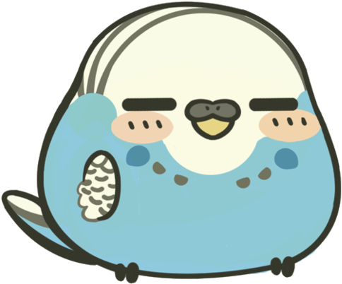 Budgerigar Clipart Cute - Cartoon Budgie (964x829)