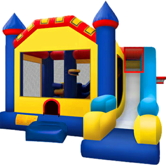 Castle Combo Jump House & Slide - Castle Combo Bounce House (560x560)