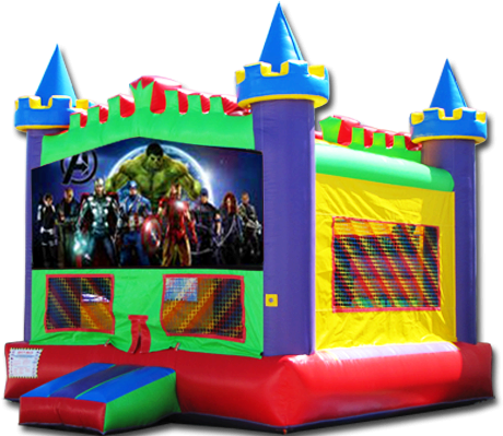 Castle Great For Boy Or Girl - Avengers Captain America Ironman Hulk Birthday Edible (478x401)