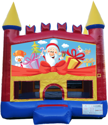 Santa And Frosty Castle - Yellow (484x480)