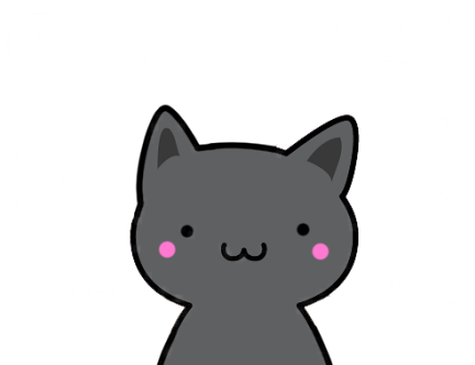 Cat Clipart Kawaii - Cat Kawaii Png (432x332)