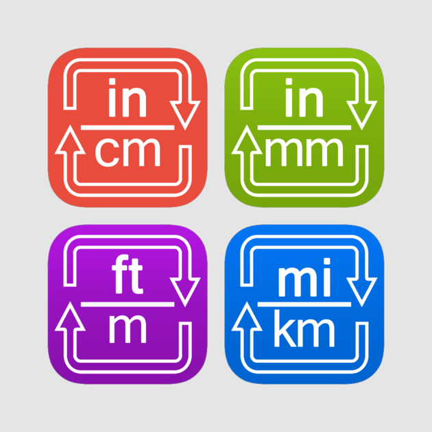 Convert Length, Height And Distance - Convert Mm To Inches Icon (630x630)