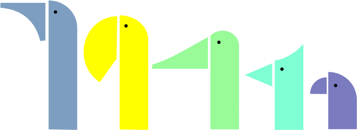 Cut Out Each Of The Birds And Beaks From The Pattern - Illustration (1219x457)