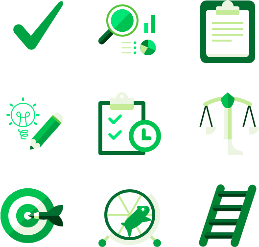 Strategy 20 Icons - Green Icons (600x564)