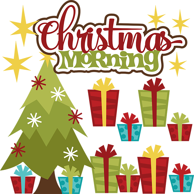 Svg Files For Scrapbooking Cutting Files For Scrapbooking - Christmas Morning Clipart (648x648)