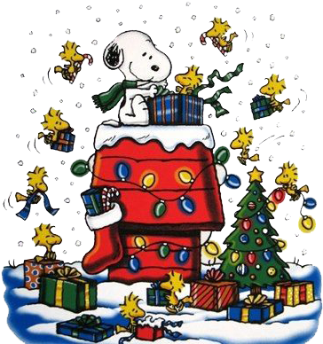 Scusate, Abbiamo Scherzato - Christmas Gifs Of Snoopy (392x392)