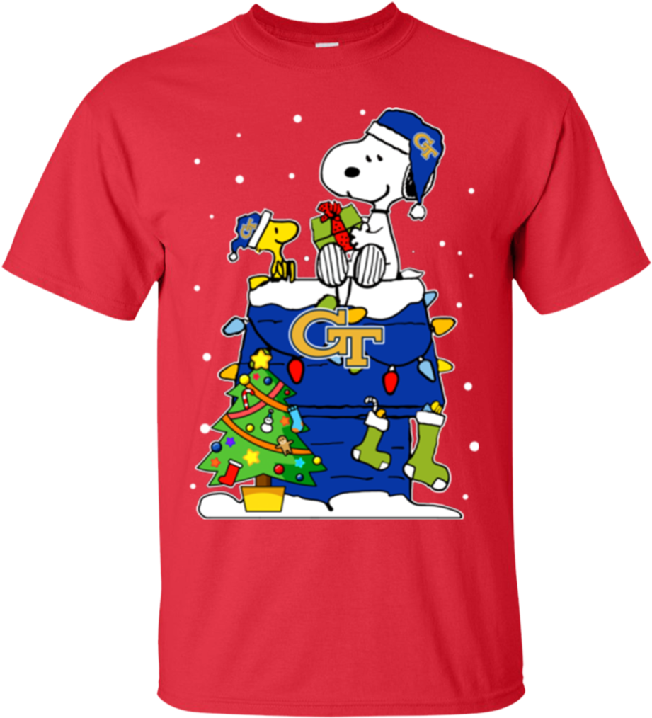Georgia Tech Yellow Jackets Ugly Christmas Sweaters - T-shirt (1024x1024)
