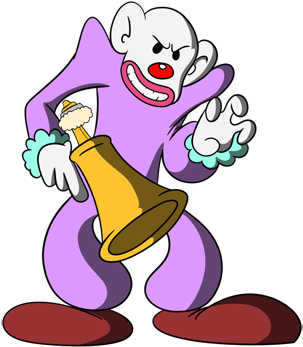 Krazy Glue, Mom's Porcelain Clown Figurine Collection - Cartoon (400x435)