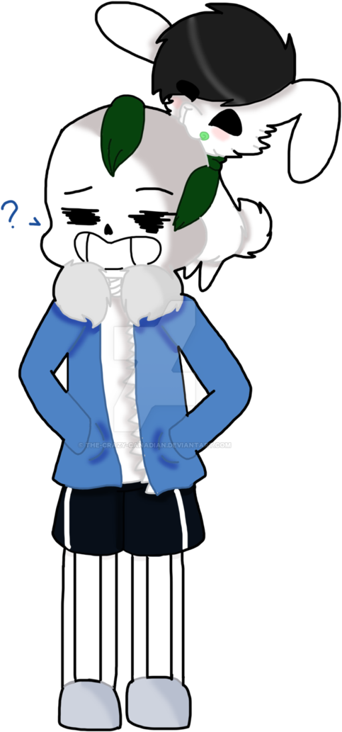 Boo Reallly Likes Sans By The Crazy Canadian - Cartoon (759x1052)