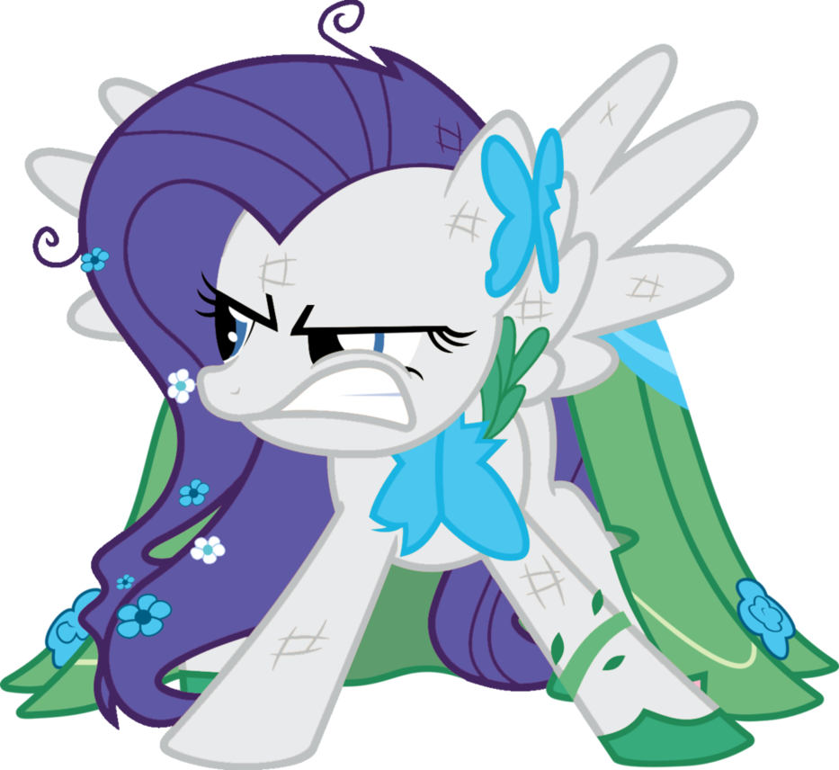 Crazy Rarity Shy By Blah23z - Cartoon (933x856)