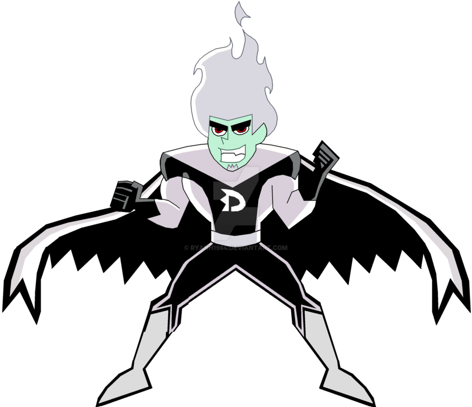 Phanom Clipart Danny - Danny Phantom Dark Danny Png (962x830)