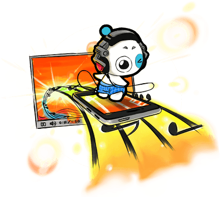 Get Your Groove On With Music & Videos - Cartoon (460x400)