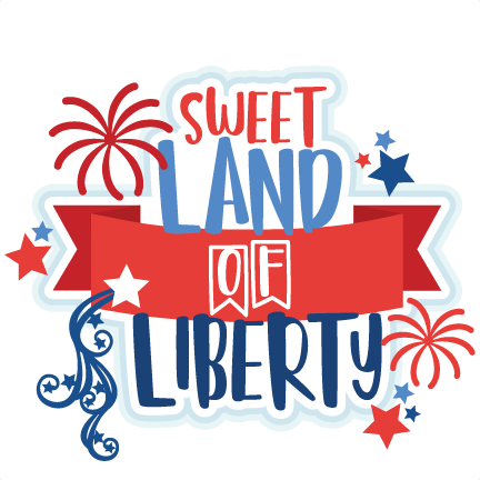 Sweet Land Of Liberty Scrapbook Cut File Cute Clipart - Design (432x432)