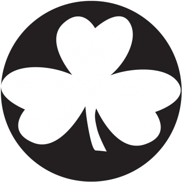 Shamrock Gobo - Lily Pad Coloring Page (400x400)