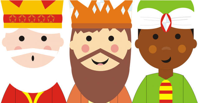Carta Reyes Magos - Dibujo Reyes Magos Png (660x330)