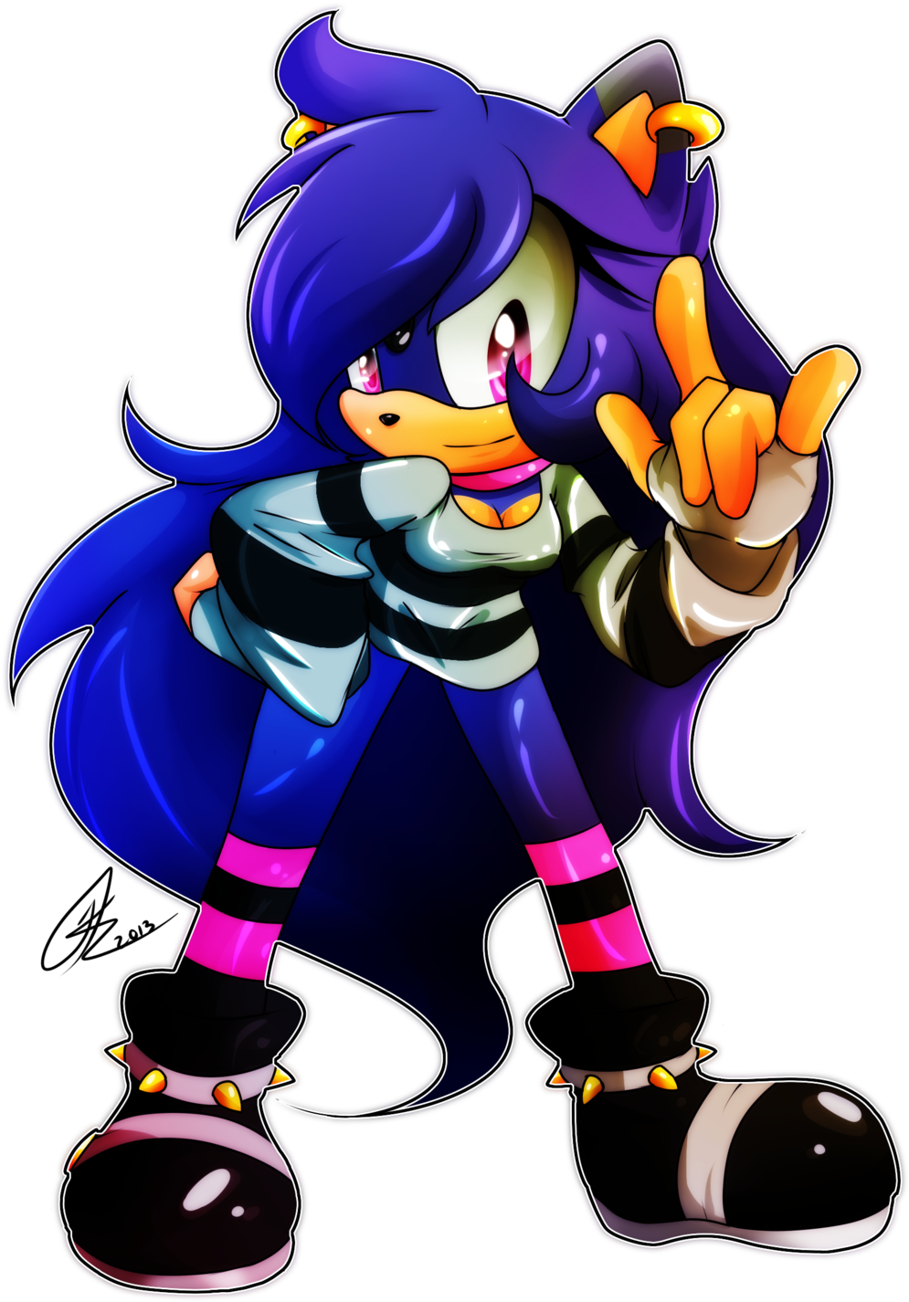 Segamastergirl Point Commission - Cartoon (1024x1557)