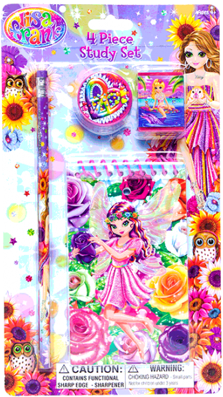 Lisa Frank® Study Set - Stationery (654x654)