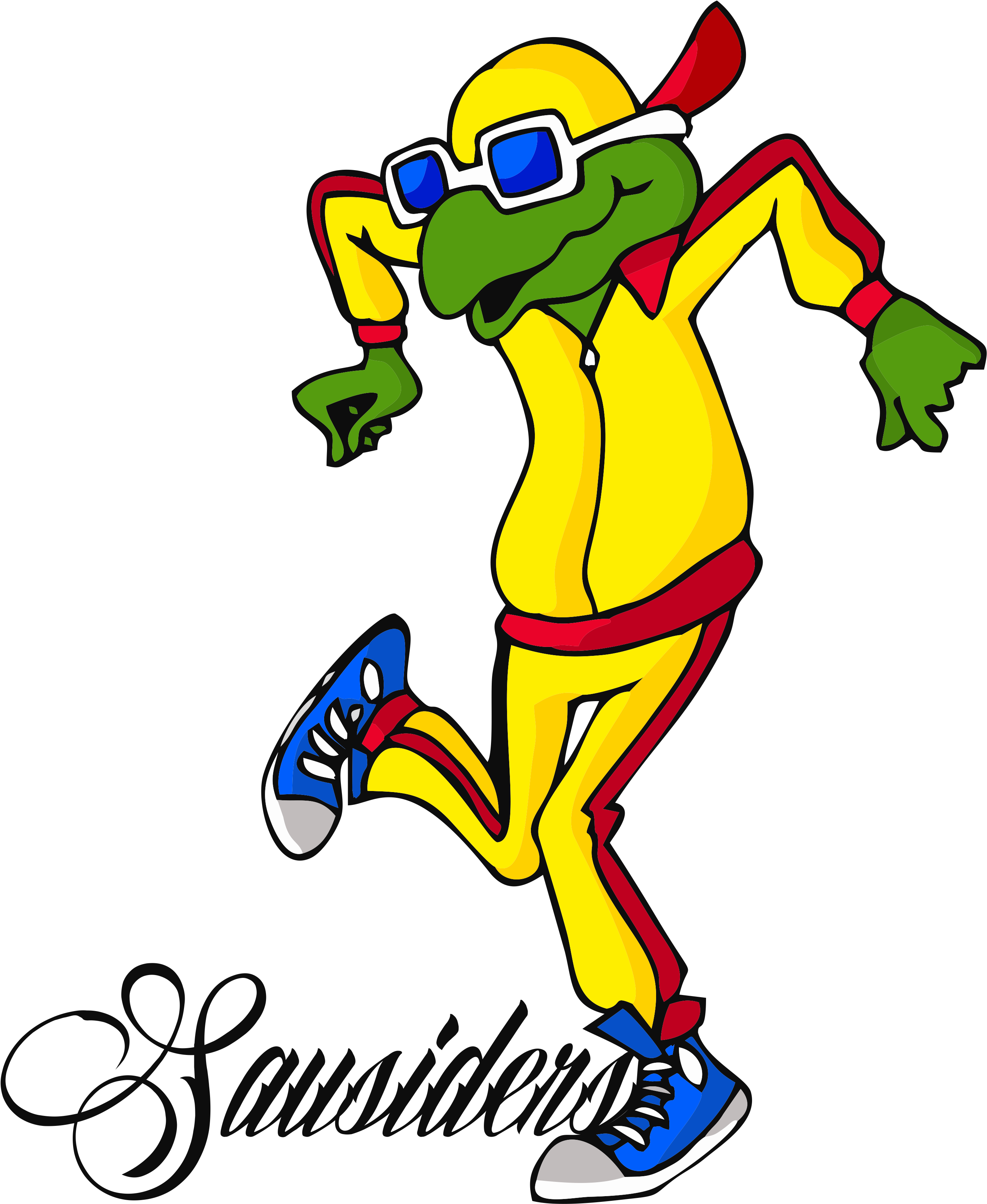 Homenaje A Una Serie Caricaturas De - Street Frogs (2773x3492)