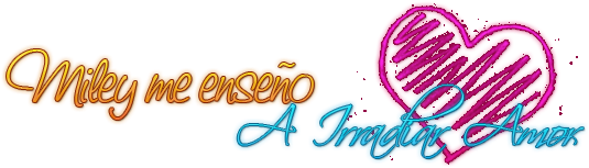 Almiiohyeah 0 0 Miley Me Enseno A Irradiar Amor By - Calligraphy (600x200)