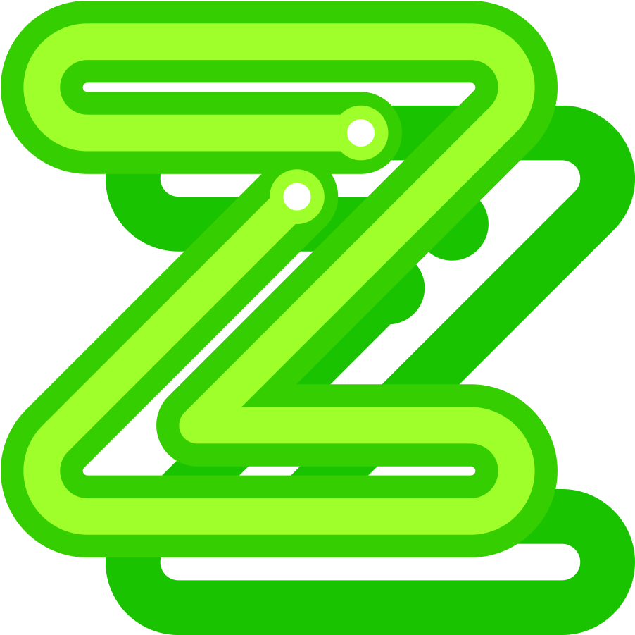 Letter Z Fluorescence Computer File - Z Verde Png (1600x1600)