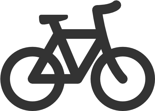 Black White Andro - Bicycle Icon (512x512)