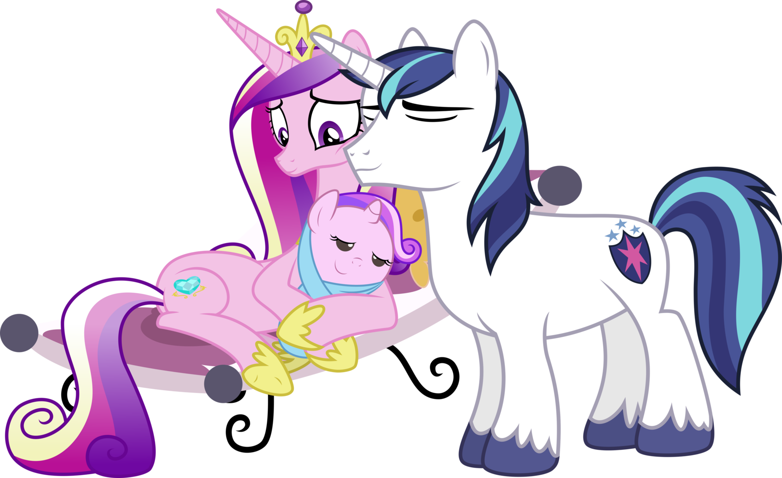 My Little Pony Cadence And Shining Armor Kissing - My Little Pony Google (1600x979)