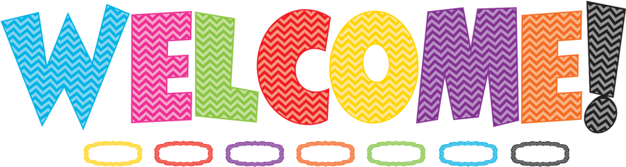 Chevron Welcome Bulletin Board Display Set Image - Welcome Chevron (900x900)