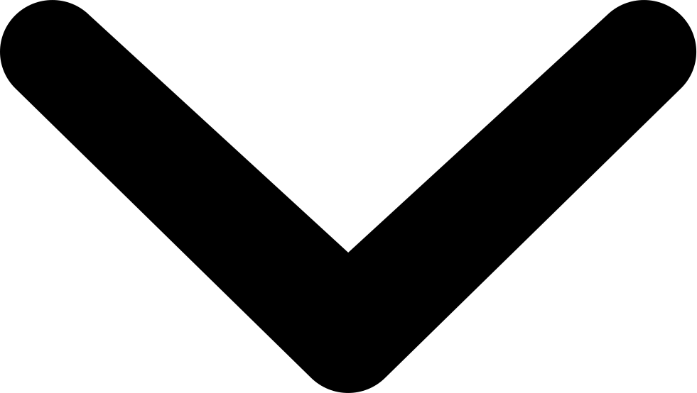 Chevron Small Down Comments - Black And White Jpg (981x554)