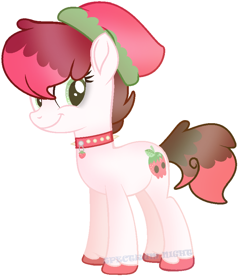 Strawberry Spritz (speed Paint) By Spectrumnightyt - Cartoon (851x918)