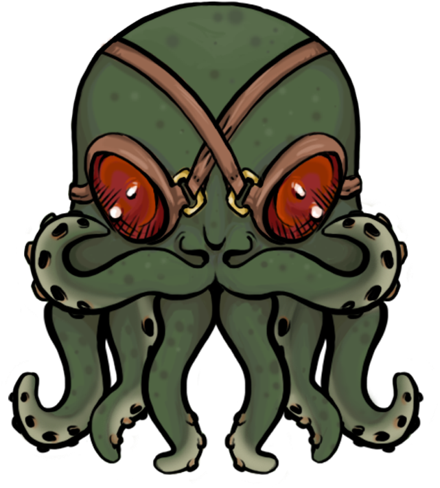 Glass Octopus Competition Badge - Illustration (720x720)
