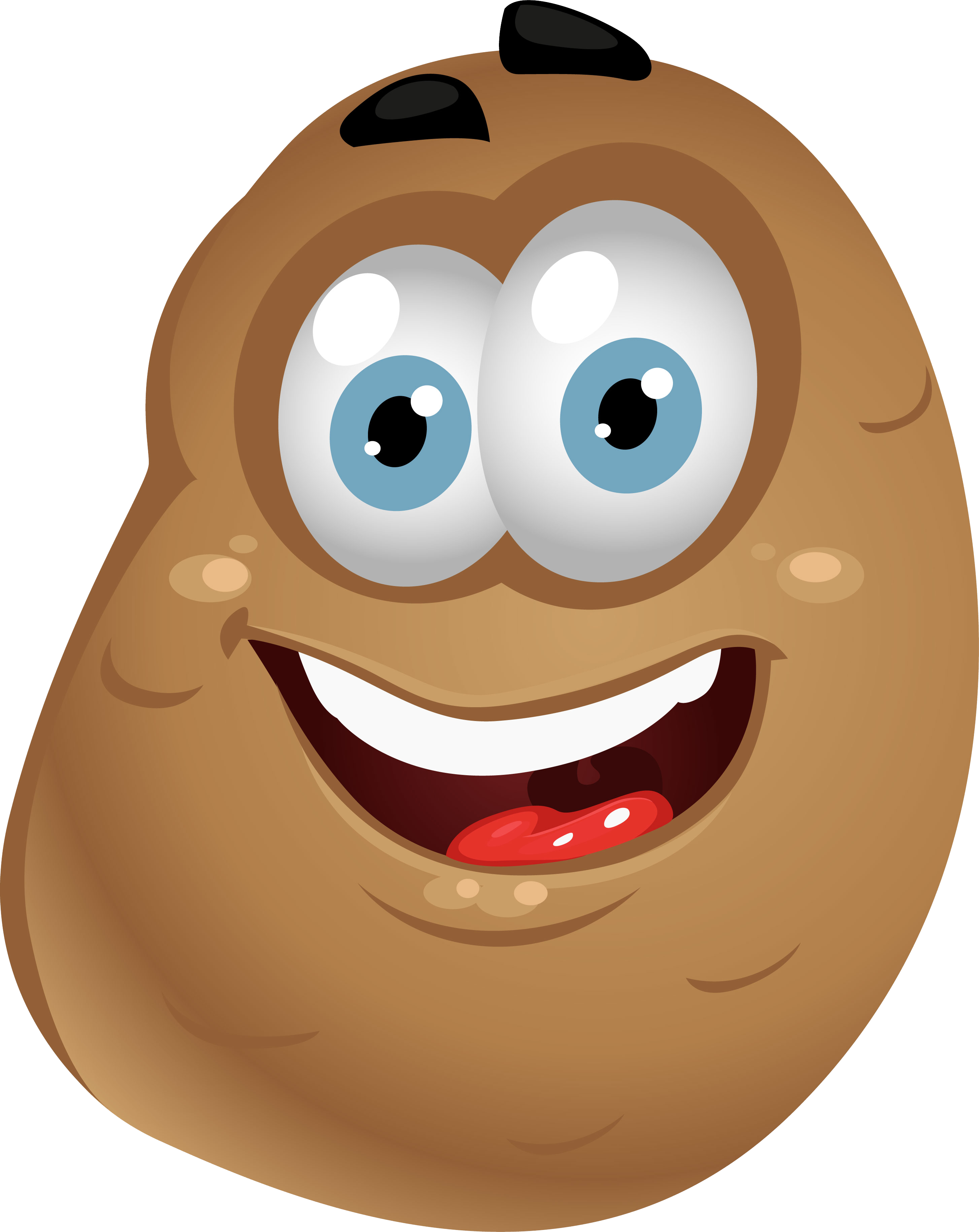 Vegetable Animation Fruit Clip Art - Vegetables With Eye Clipart (2908x3660)