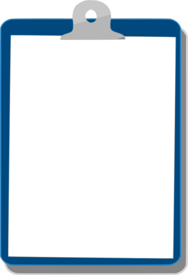 Free Clipboard Clipart Image - Clipboard Clip Art (600x878)