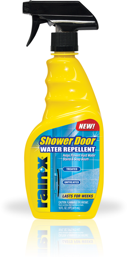 Rain X Shower Door Water Repellent Inside Glass Cleaner - Rain X Shower Door Water Repellant - 16 Fl Oz (605x1024)
