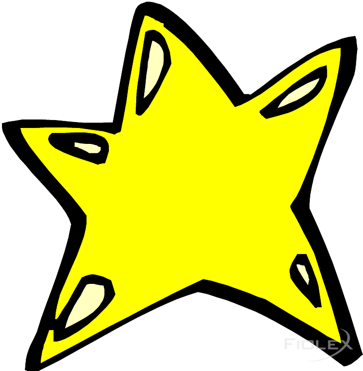 Paper Star Text Clip Art - Stern (733x800)