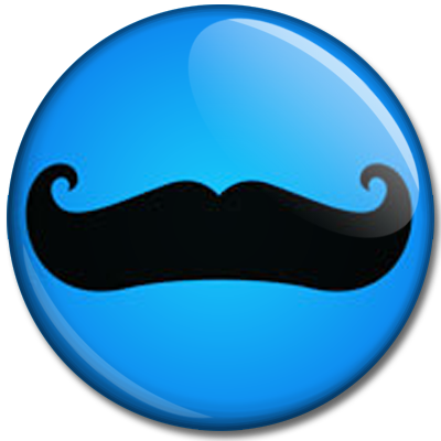 Blue Mustache - Moustache (400x400)