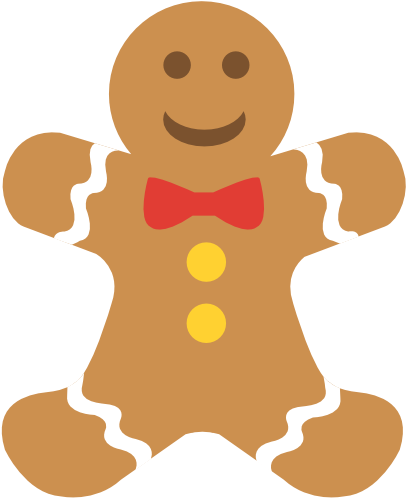 Picture Of A Gingerbread Man - Basic Gingerbread Man Designs (512x512)