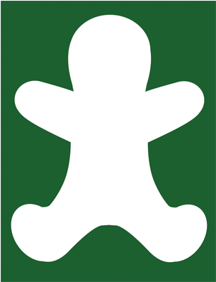 Gingerbread Man Stencil - Gingerbread Man Stencil (312x800)