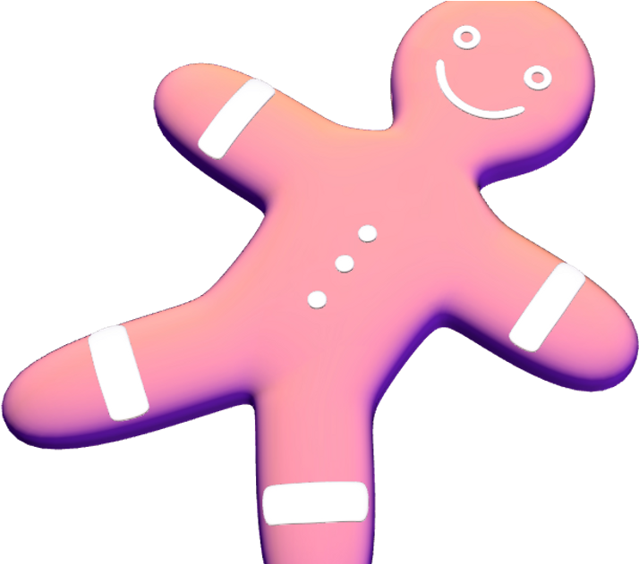 Gingerbread Man - Christmas Bauble - Gingerbread Man (1200x630)