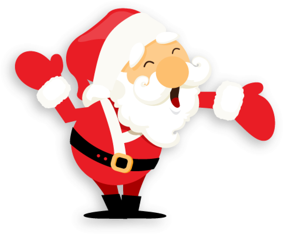 Cute Santa Clau Png - Christmas Day (1024x1024)