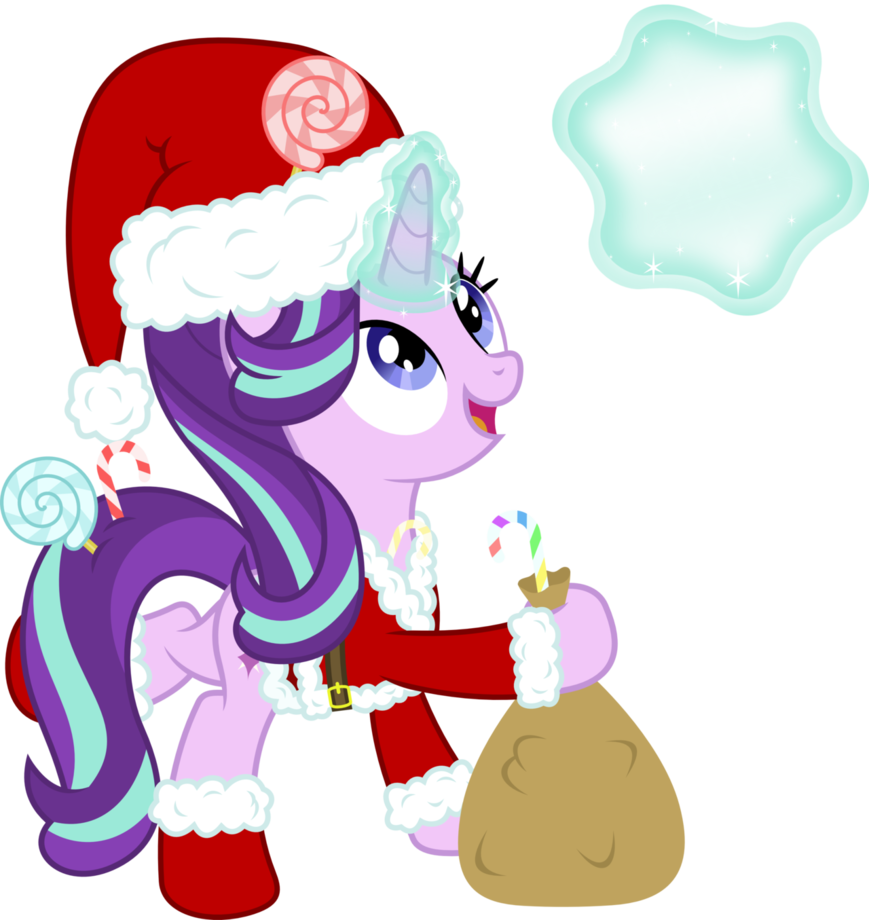 Santa Claus Starlight Glimmer By Hotsun6392 - My Little Pony: Friendship Is Magic (967x1024)
