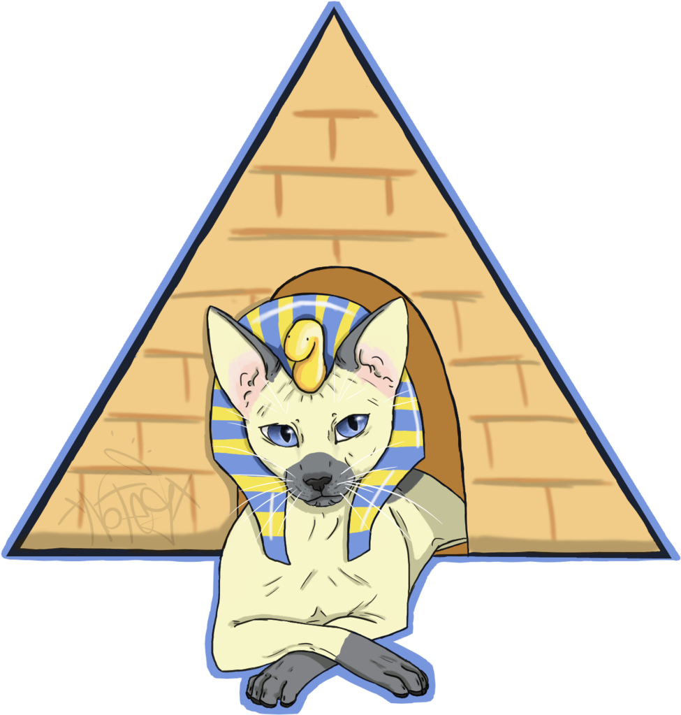 Ramses The Great - Neko Atsume Ramses The Great Fanart (1024x1082)