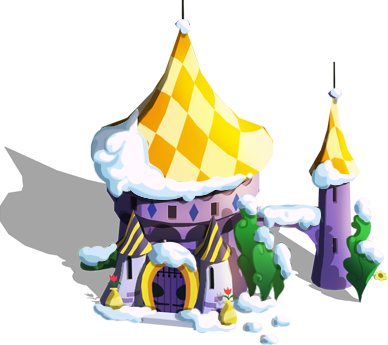 Canterlot House Winter 3 - Mlp Canterlot House (388x345)