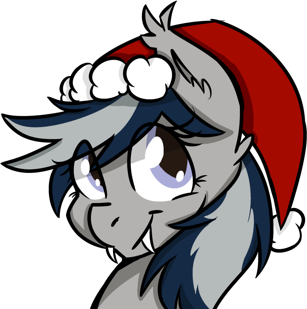 Themodpony, Bat Pony, Christmas, Cute, Cute Little - Cartoon (1024x1024)