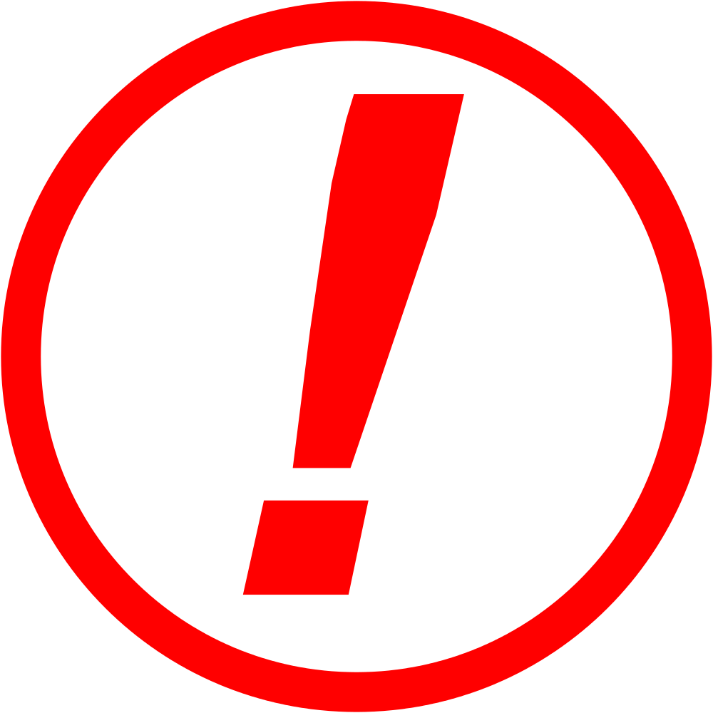 Exclamation In A Circle Is - Say No To Drugs (1000x1000)