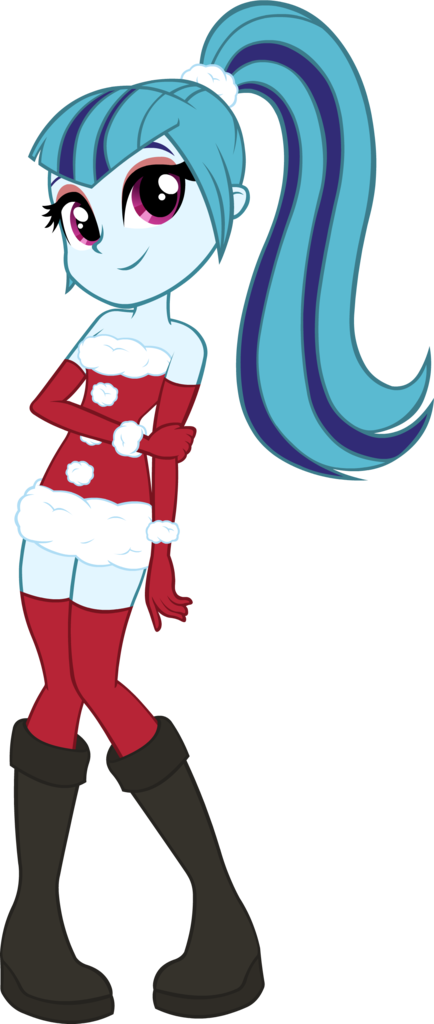 Doctor-g, Clothes, Cute, Equestria Girls, Safe, Santa - Pony (582x1374)