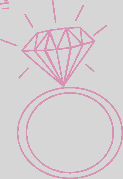 Engagement Ring Clipart Engagement Ring Images Clipart - Transparent Background Wedding Ring Clipart (414x599)