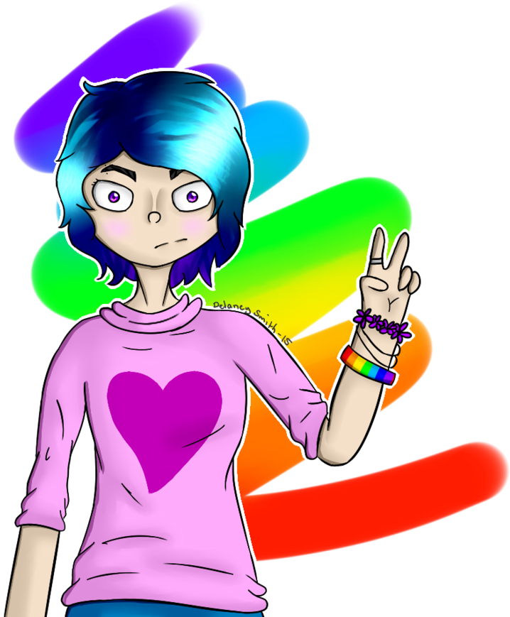 Femboy By X Uni Corn X - Cartoon (830x962)