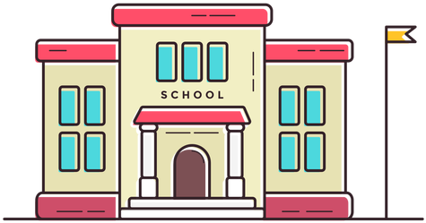 Elementary School Building Icon Transparent Png - Primary School (512x512)