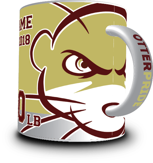 Ff Otters Wrestling - 88 Graphics, Inc. (500x533)