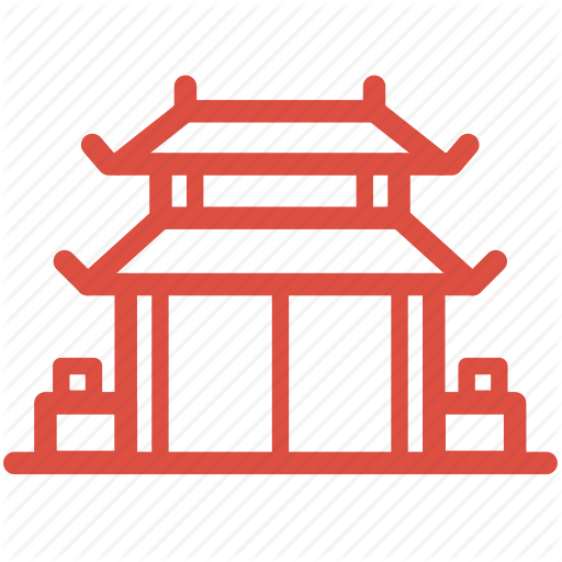 Asians Clipart Traditional Chinese House - Chinese House Icon (512x512)